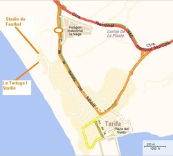 La Tortuga I, Tarifa map